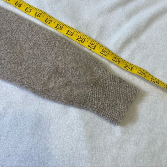 J.Crew Tan Lambswool Cowl Neck Sweater, M - Picture 4 of 8